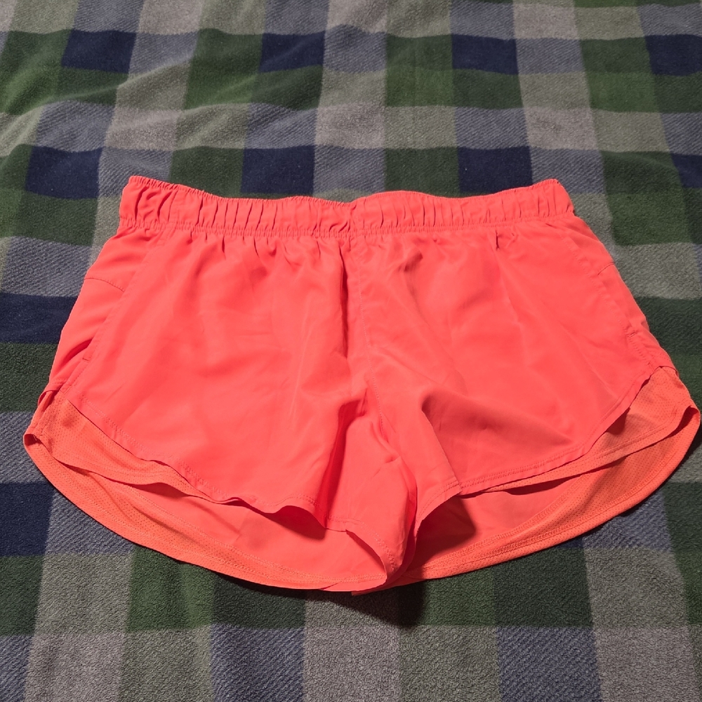 Source Unknown Neon Coral Women's Athletic Shorts